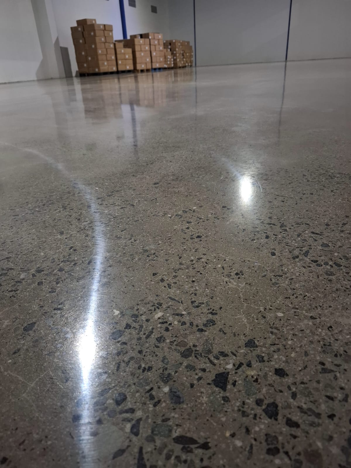 Hasil Concrete Polishing Full Agregate